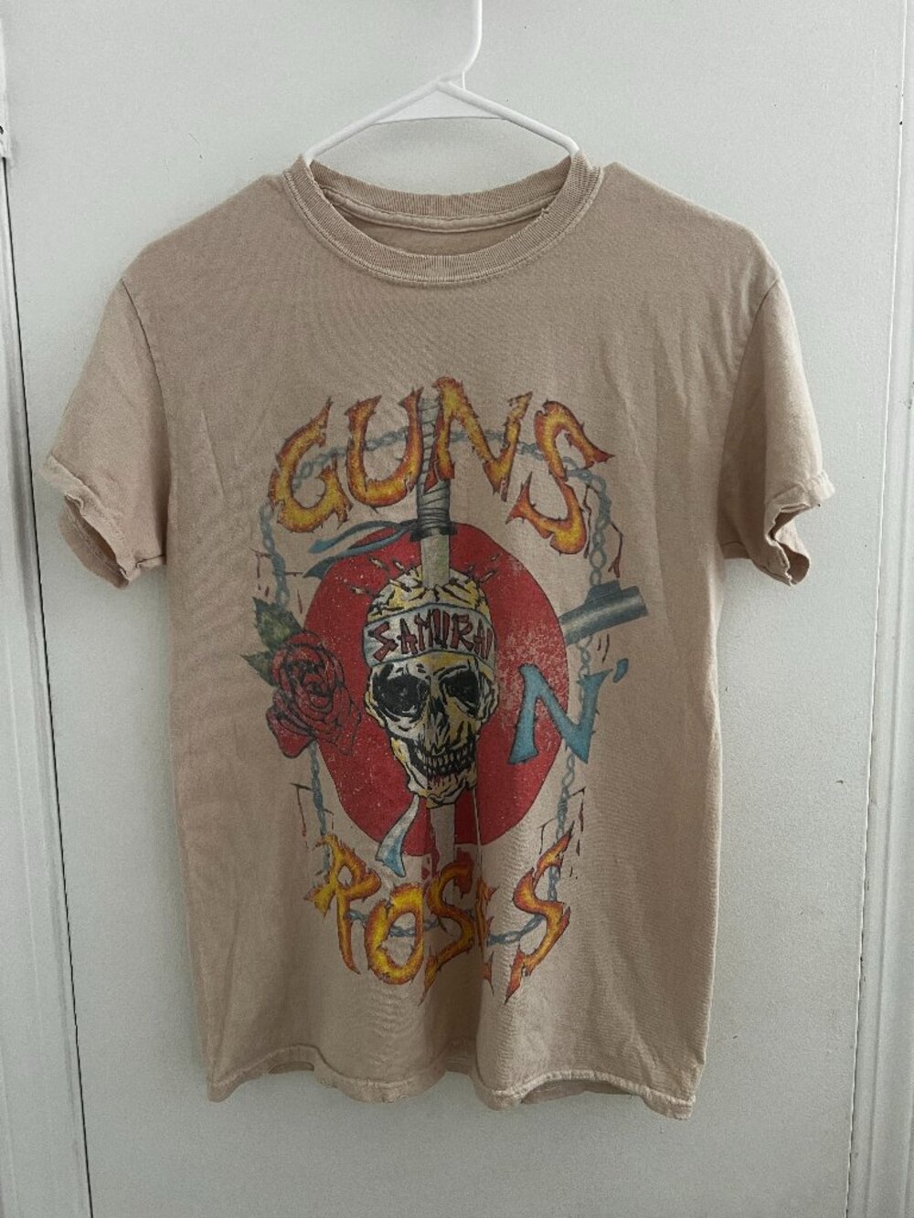 Guns N' Roses Urban Outfitters Distressed Band Tee Size Small